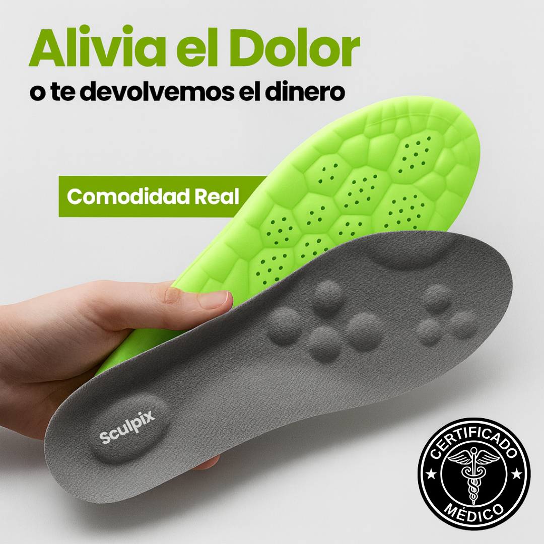 Plantillas Ortopédicas Sculpix™ | Alivio Real